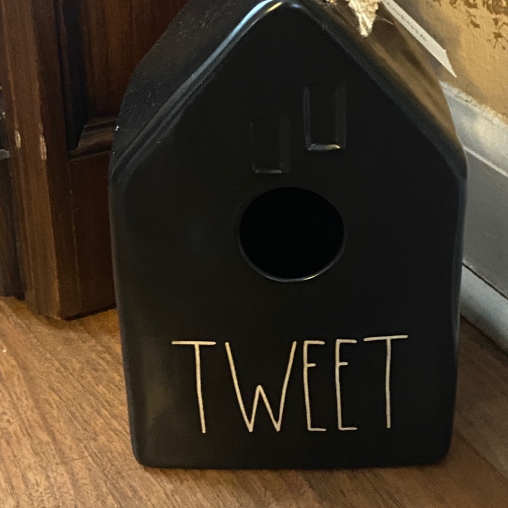 Rae Dunn Tweet birdhouse